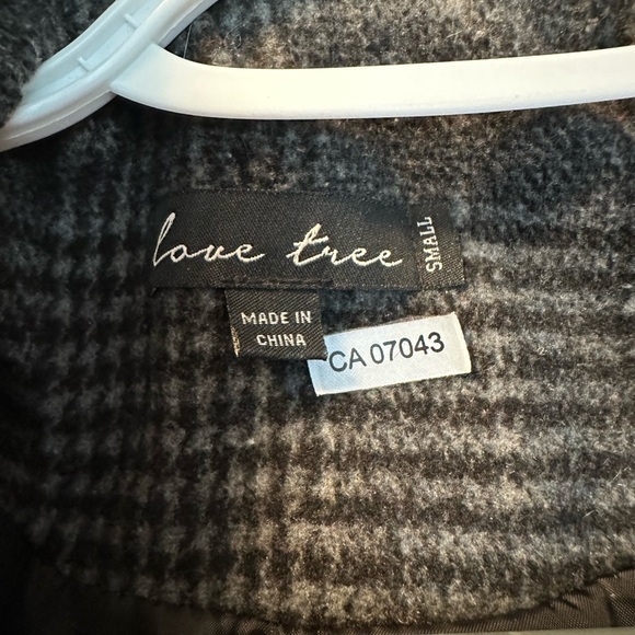 Love Tree Plaid Coat - Picture 3 of 3